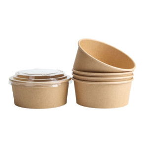 Kraft salātu bļoda - 750 ml - 300 gabalu komplekts - Dynasteel