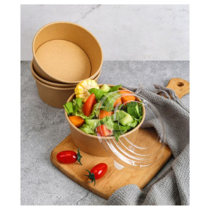 Kraft salātu bļoda - 750 ml - 300 gabalu komplekts - Dynasteel