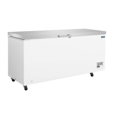 Congélateur Coffre avec Couvercle Inox - 581 L - Polar
