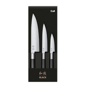 Wasabi Black 3 nazis komplekts - profesionāla griešana. Kai Wasabi Black nazis - Japānas precizitāte.