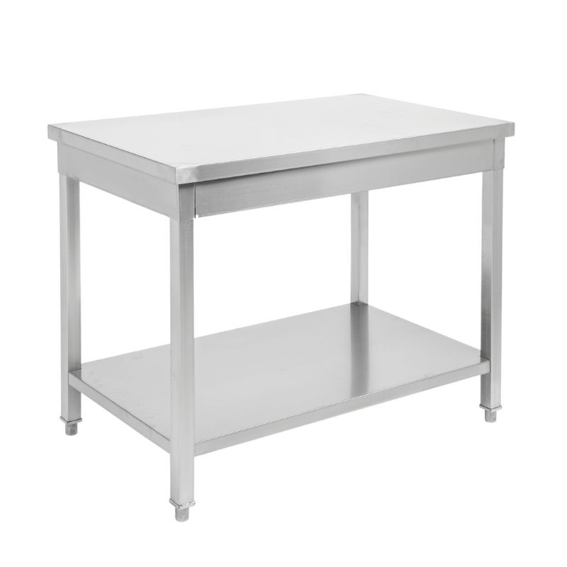 Table Inox avec Etagère Dynasteel - Professionnel de la restauration Table Inox avec Etagère Dynasteel - Professionnel de la restauration