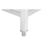 Nerūsējošā tērauda galds ar plauktu - P 700 mm - L 1200 mm - Dynasteel