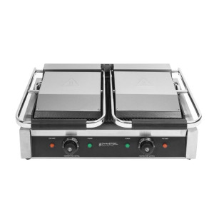 Grill Panini Double - Rievotas plāksnes - Atjaunots
