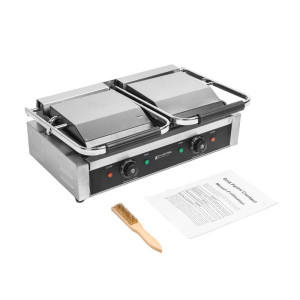 Grill Panini Double - Rievotas plāksnes - Atjaunots