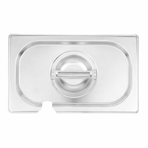 Dynasteel GN 1/4 stainless steel lid for Gastronorm container