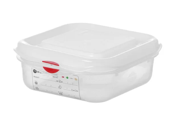 Caurspīdīgs GN Trauks 1/6 no PP - 1,1 L
