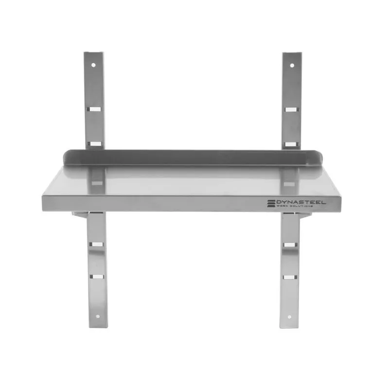Nerūsējošā tērauda sienas plaukts - L 800 x P 300 mm