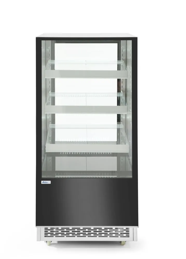 Refrigerētais vitrīns ar 3 slīpajām plauktiem - 300 L