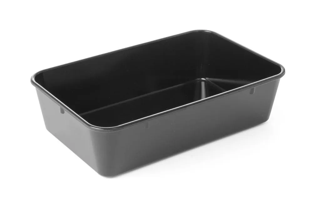 Melnais gaļas kastītis - 300 x 190 mm