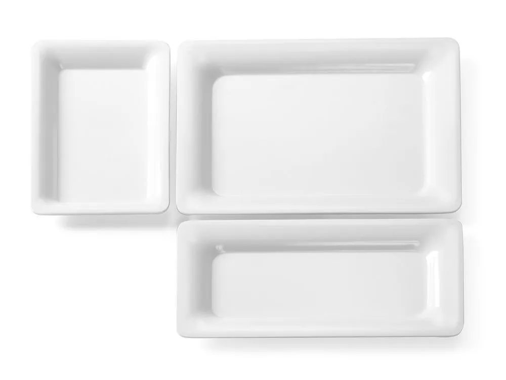 Gastronorm plāksne ar plānu malu - GN 1/2 - H 20 mm