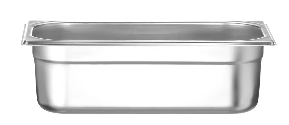Gastronorm Trauks GN 1/3 no Nerūsējošā Tērauda - Dziļums 100 mm - 4 L