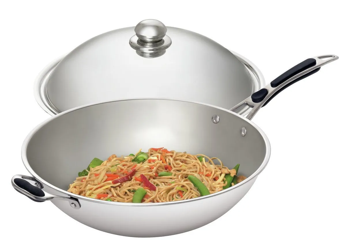 Wok pannas Wok uz indukcijas plīts IW 35
