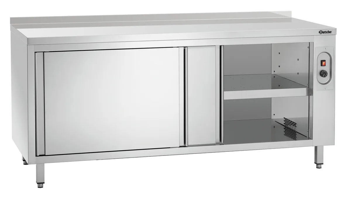 Sildīšanas Skapis ar Aizmugurējo Apmali - L 1800 x P 700 mm