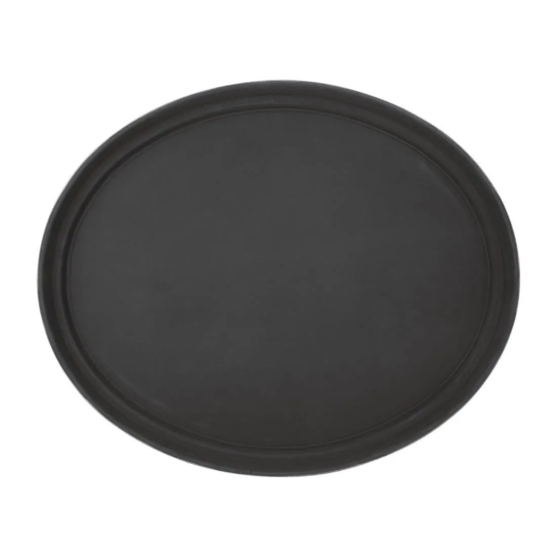 Ovālā formā plastmasas slideņizturīga plaksne - 685 x 560 mm
