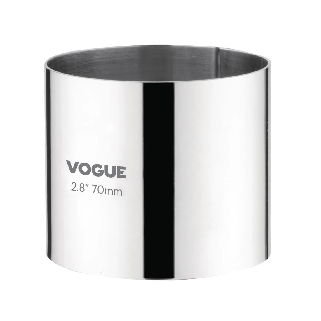 Mutes aplis no nerūsējošā tērauda - Ø 70 mm - P 60 mm
