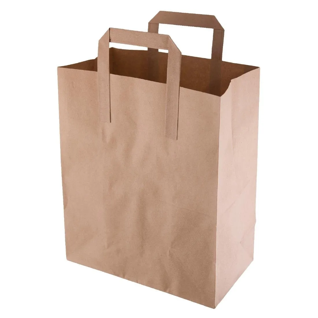 Reciklējams brūns papīra maisiņš - 255 x 215 mm - 250 gabalu komplekts