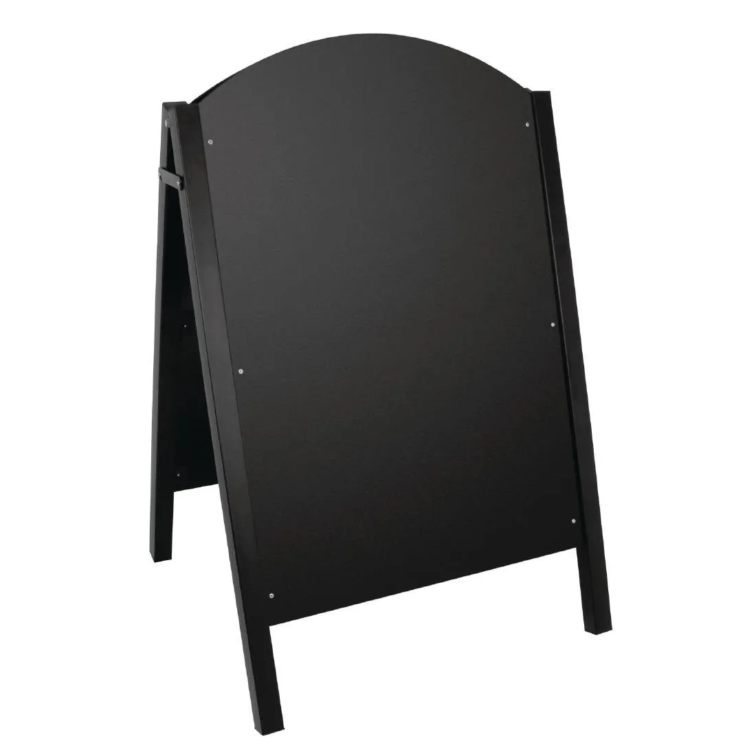 Trotuāra zīme melna ar metāla konstrukciju - 675 x 660 mm