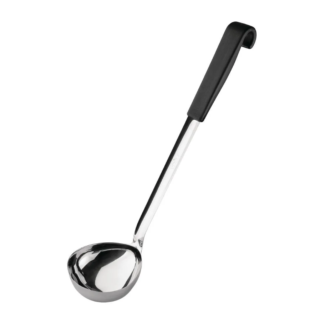 Nopietns ar melnu rokturi no nerūsējošā tērauda 435 ml - 340 mm