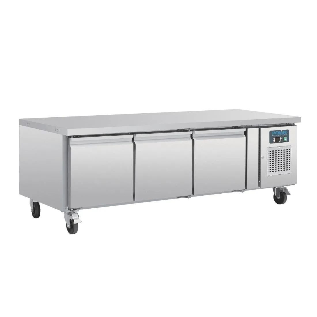 Pozitīvās saldēšanas pamatne GN 1/1 sērija U - 3 durvis - 317 L