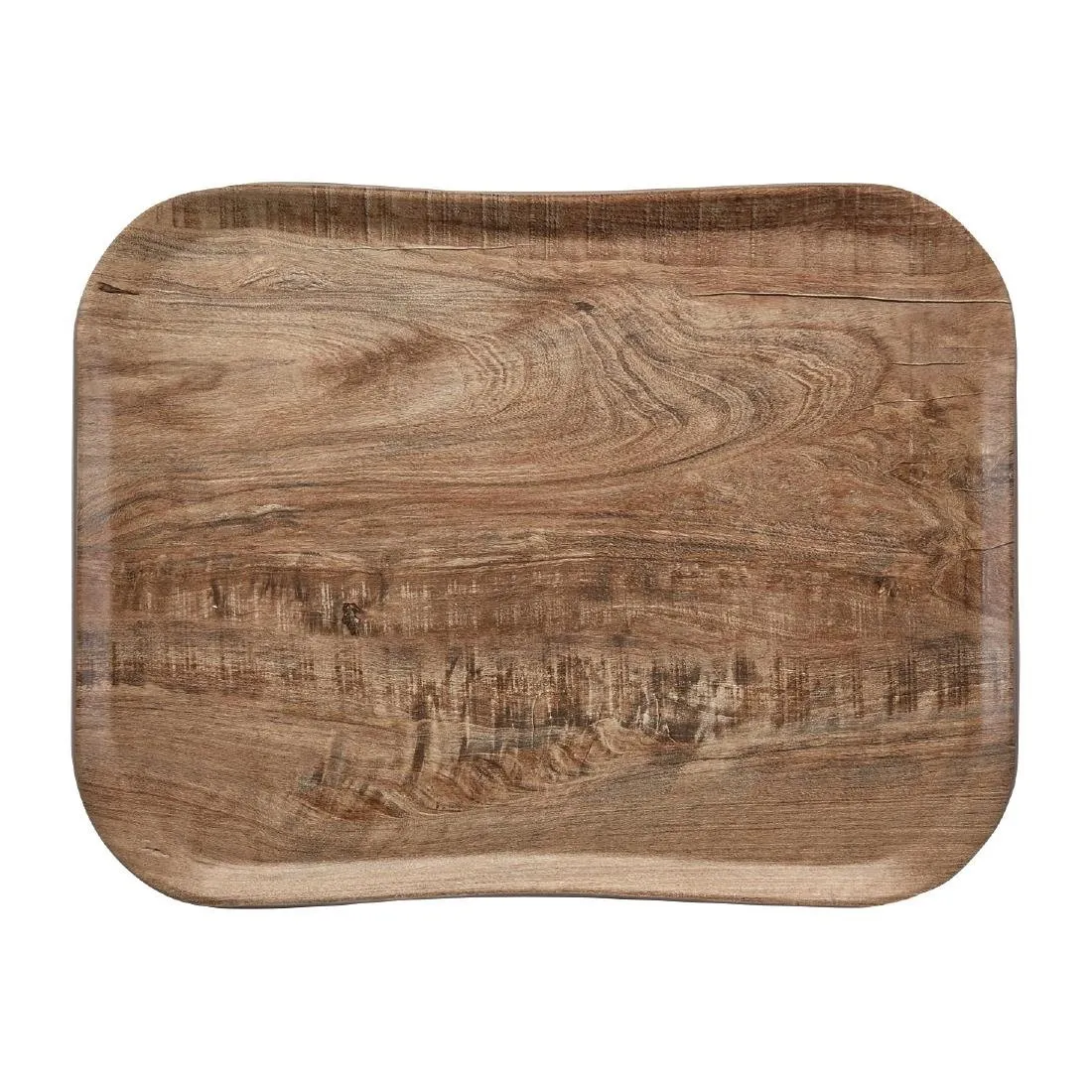 Plastmasas plāksne ar dabisku olīvu koka izskatu - 330 x 430 mm