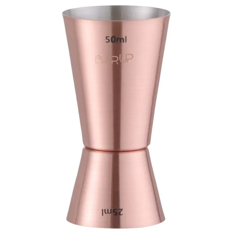 Doseurs Double Cuivré - 25 et 50 mL