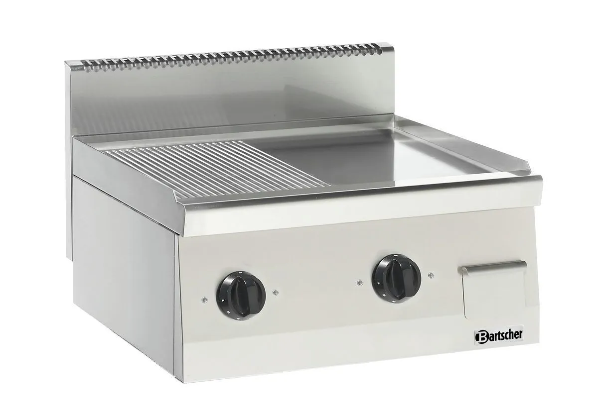 Plancha Elektriskā uzstādāma Gluda un Rievota - Sērija 600 - 7200 W