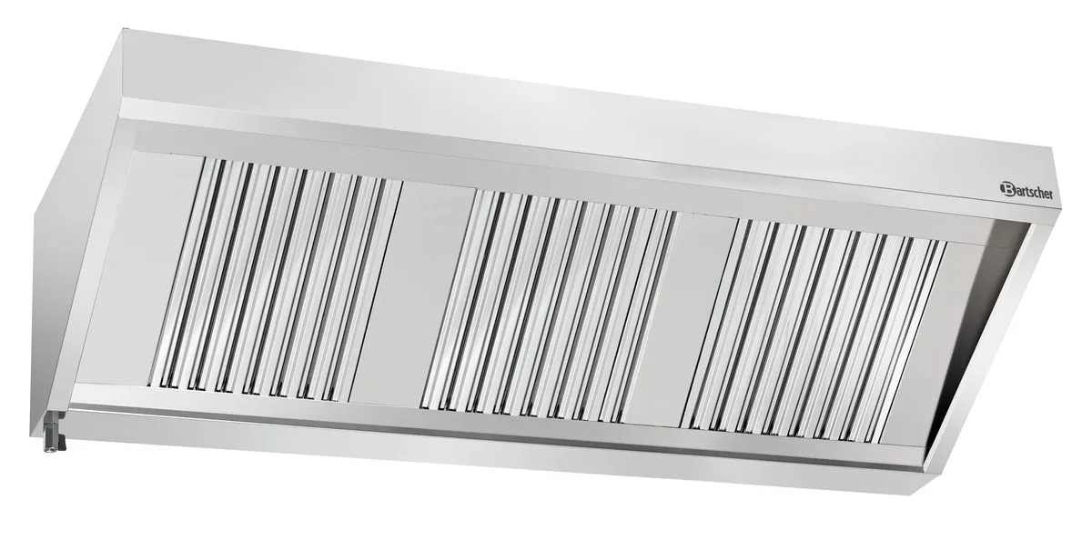 Sienas nosūcējs ar motoru un apgaismojumu - L 1700 x P 700 mm