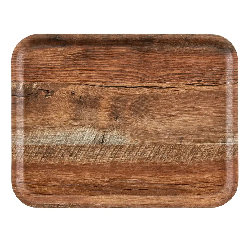 Taisnstūrveida paplāte Madeira - Brūns ozols - 280 x 200 mm