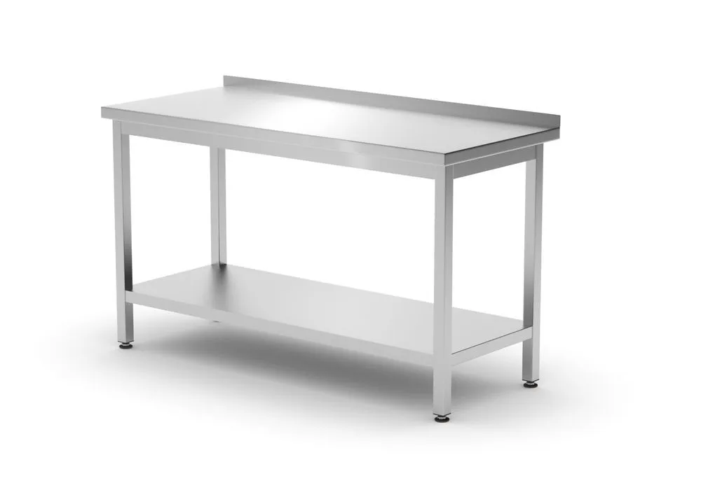 Profi Line sienas galds ar plauktu - L 1400 x P 600 mm