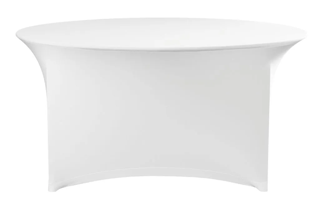 Pārvalks apaļam galdam - Balts - ø 1500 mm