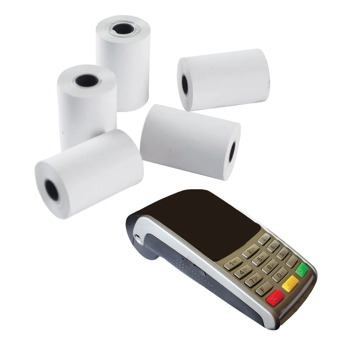Termopapīra rullis bankas kartēm - 57 x 60 x 12 mm - 10 gabali.
