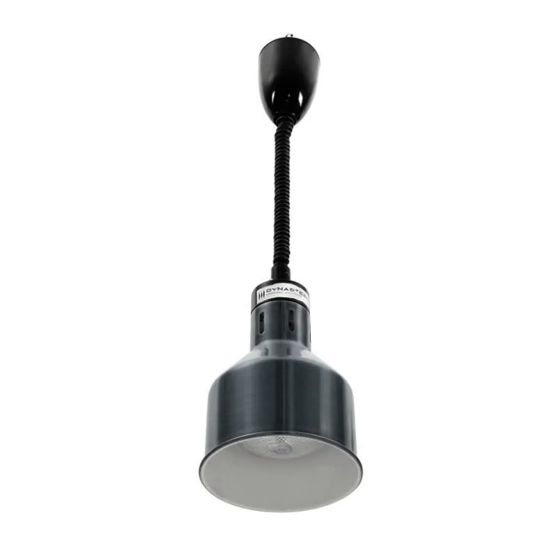 Melna sildlampa ar spuldzi
