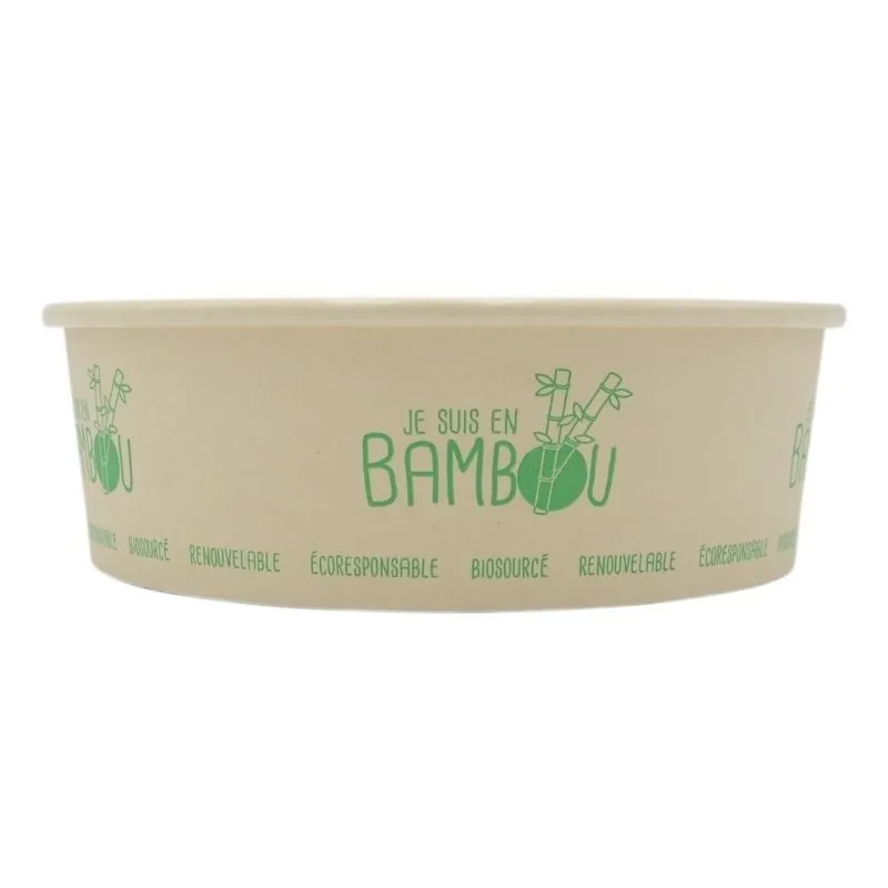 Bambusa salātu bļoda - 750 ml - 50 gabalu komplekts