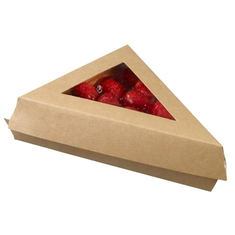 Trīsstūra uzkodas kārbiņā - 155 x 110 x 45 mm - 25 gabali komplektā
