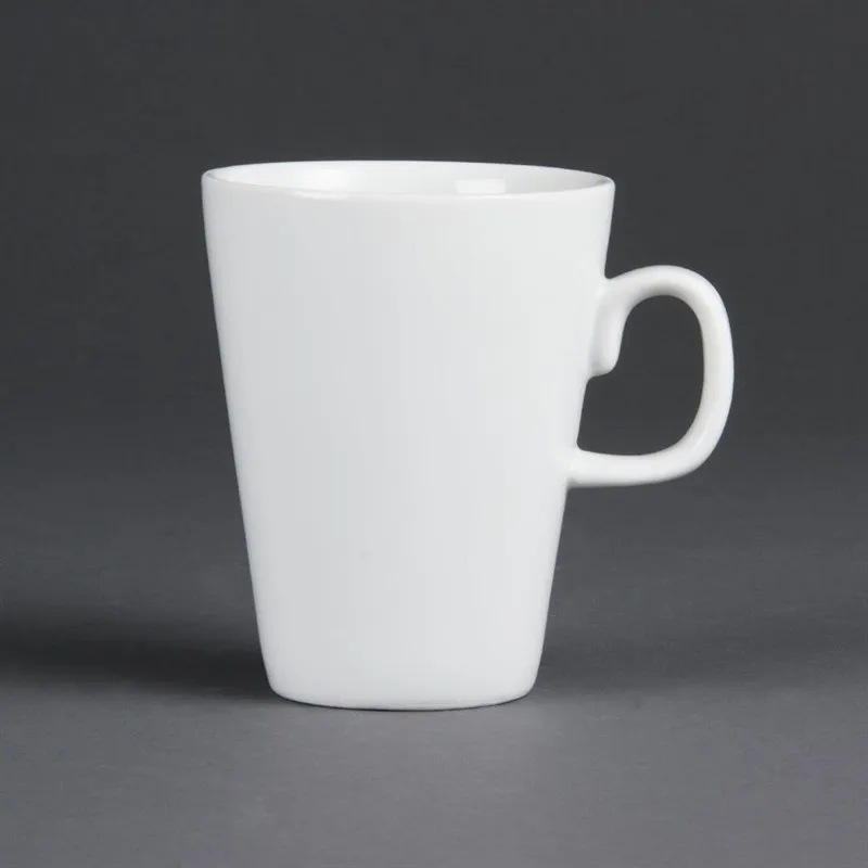 Tasse Blanche Latte Whiteware - 310 ml - Lot de 12