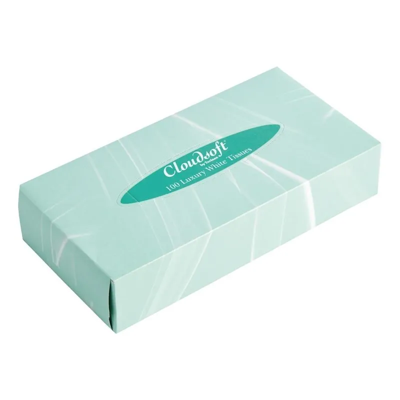 Boîte de Mouchoirs en Papier Rectangulaire - 2 Plis - Lot de 36