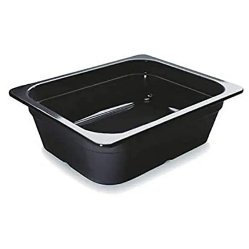 Bac Gastro GN 1/2 Melamīns Melns - Dziļums 100 mm - 8 L