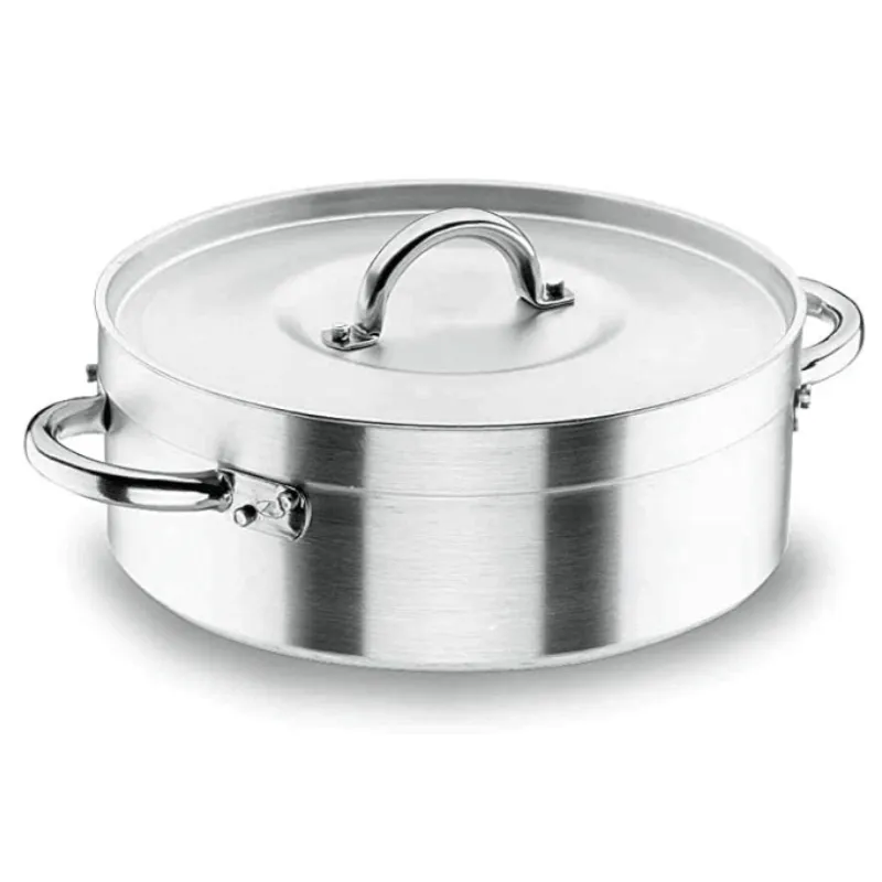 Braizēšanas kastīte ar vāku - Chef-Aluminija - ø 50 cm - 41,2 L