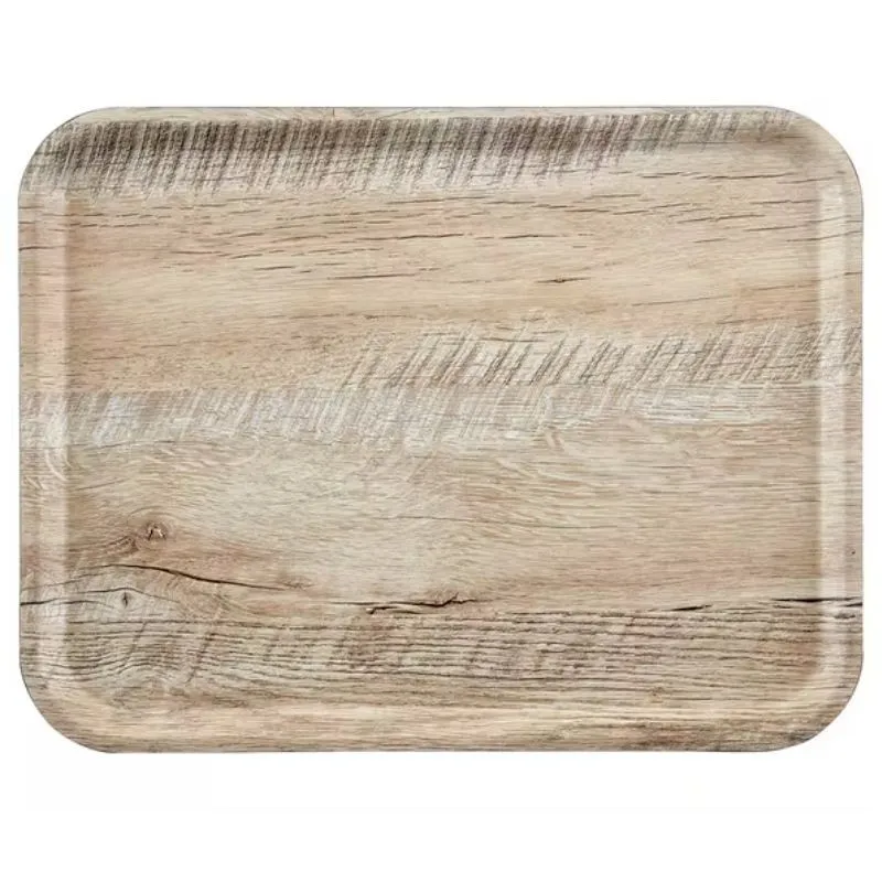 Taisnstūrveida paplāte Madeira - Gaišs ozols - 350 x 240 mm