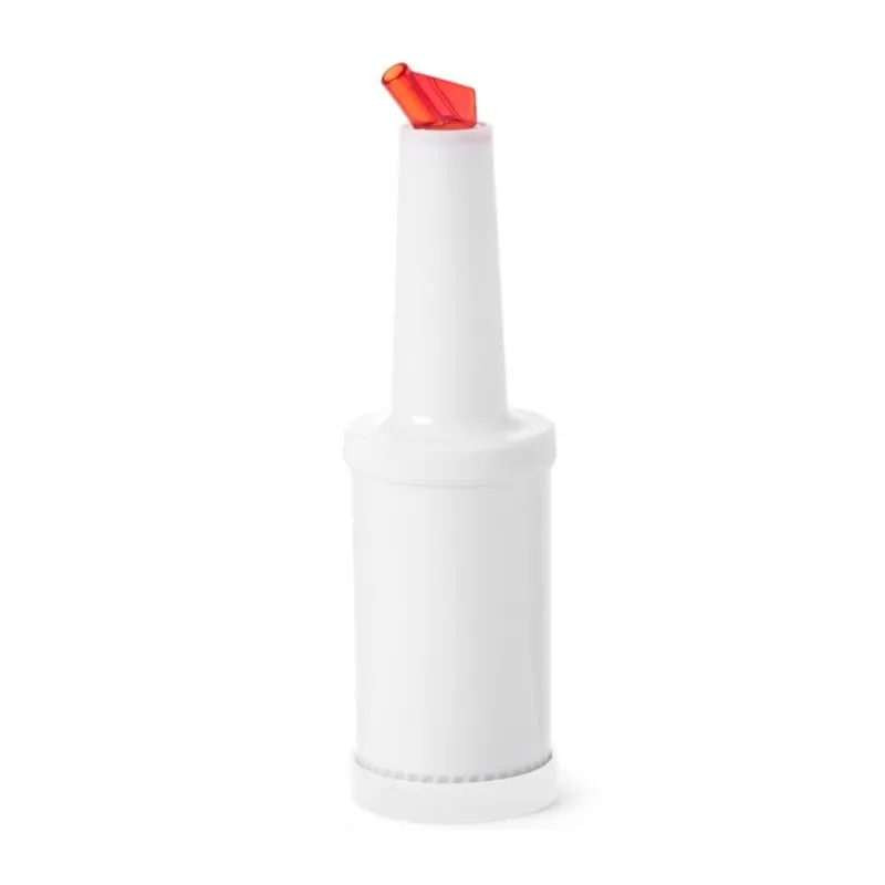 Pudele ar izlietnes sprauslu 80 cl - sarkanā