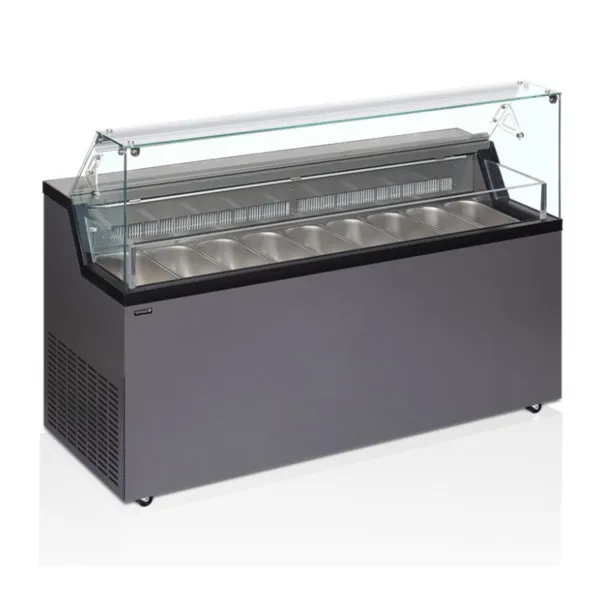 Vitrīna ar ledus vāku - 9 x 5 L