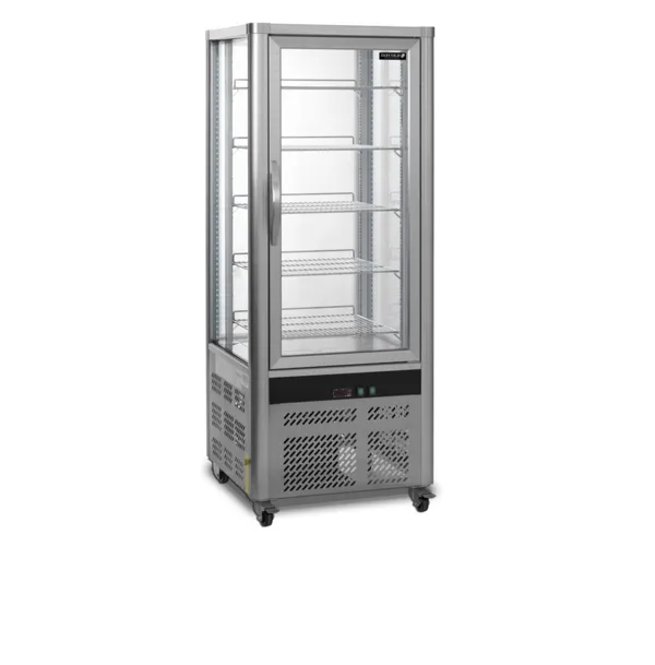 Stikla durvju ledusskapis - 425 L