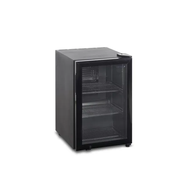 Mini pozitīva vitrīna ledusskapis - 58 L