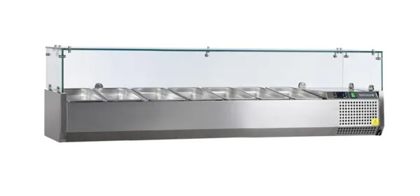 Saladette uzstādīšanai - Statiskā - 7 GN 1/4 - 36,4 L
