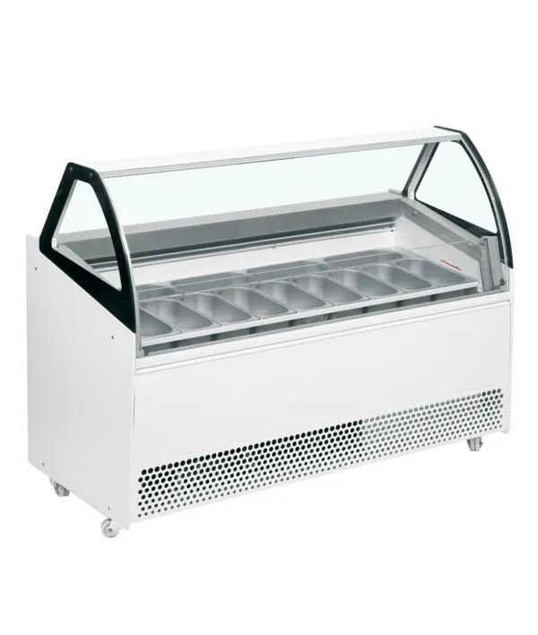Ventilēts saldējuma vitrīna - 13 x 5 L