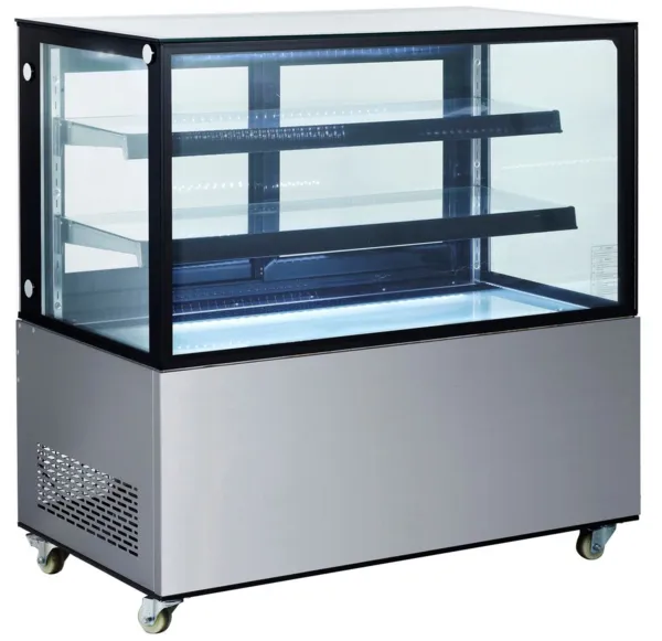 Refrigerētais vitrīns ar 2 plauktiem - 410 L