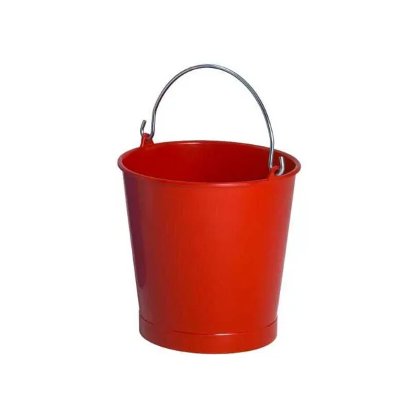 Seau 10L Anse Inox Roug