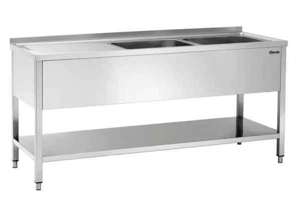 Iegremdējama mazgātava ar noplūdi pa kreisi - 700 x 1800 mm