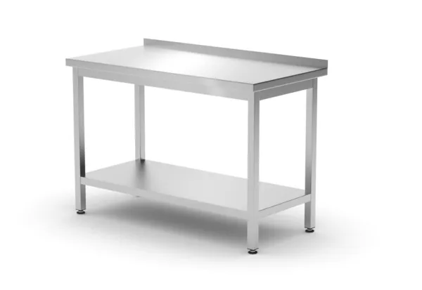 Profi Line sienas galds ar plauktu - L 1200 x P 600 mm