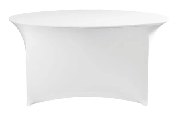 Apaļā galda pārvalks - Balts - ø 1800 mm